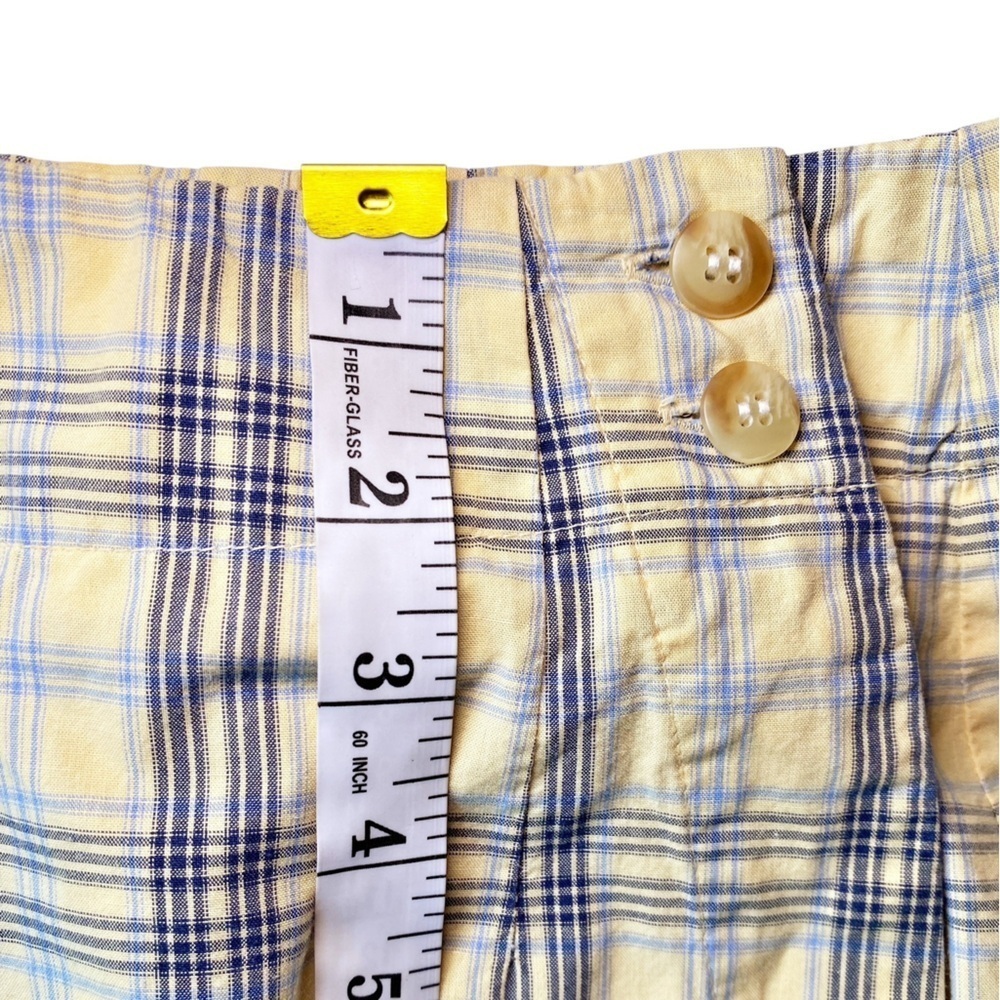 Charter Club Yellow and Black Plaid Pencil Wrap Skirt - Picture 11 of 13